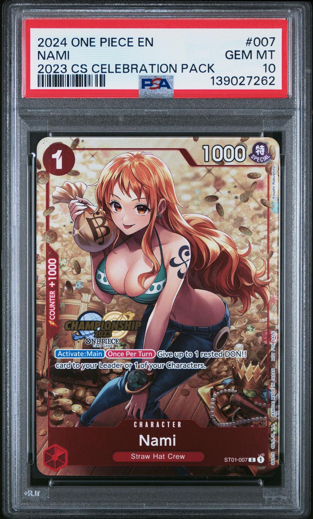 2024 Nami - One Piece One Piece Championship 2023 Celebration Pack